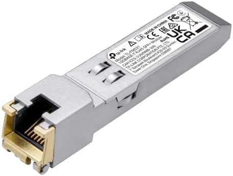 TP-Link TL-FM531 | 10GBase-T RJ45 SFP+ Module | 10G Copper SFP+ Transceiver | SFP+ to Ethernet | Plug and Play | Hot Pluggable | Up to 30m Distance | Durable Metal Casing | Versatile Compatibility - Amazon product rated Grade D