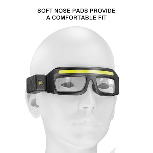 Gafas con luz recargables USB C y rotación de 90 grados para lectura 2