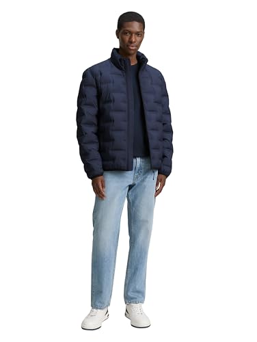Veste en jean homme Tom Tailor en coton denim bleu classique - 3