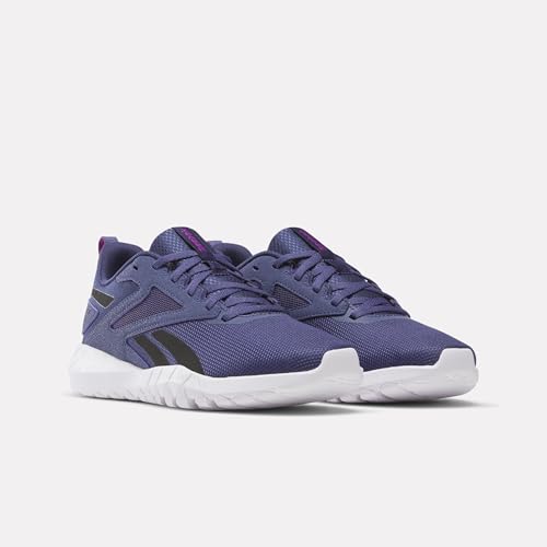 Reebok Women's Flexagon Energy Tr 4 Sneaker, Twilight Purple/Black/Footwear White, 5