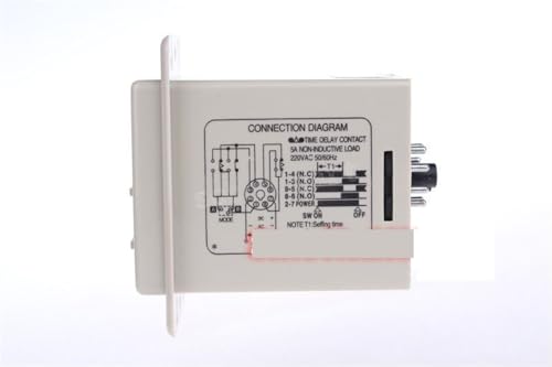 Relé de retardo para evitar sobrecalentamiento con temporizador programable ASY-3D CA 220V 2