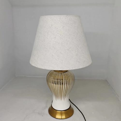 Lampe de Bureau en Céramique Luxe Style Nouveau Chinois - 5