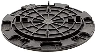 Jouplast Plot Terrace Slab Adjustable 8/20 mm Black Polypropylene (PP) 1 unit Square 18 mm 1 piece