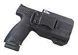 FDO Industries -Formerly Fierce Defender- IWB Kydex Holster CZ P10c Optic Cut w/APLc -The Winter Warrior Series -Made in USA- (Black)