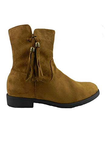 zapattu Oferta - Botín Camel Borlones Plano - Camel, 40