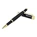 GMBYLBY Pen Rolling Ball Pen Quick-Drying 0.5mm Fine Point Rollerball Pen Straight Liquid Gel Pen For Writing, Black