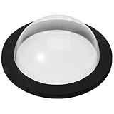 Frcolor 浮遊式魚池ドーム 透明アクリル製フローティングカバー 水生植物対応フィッシュドーム 屋外庭園用簡単設置池カバー