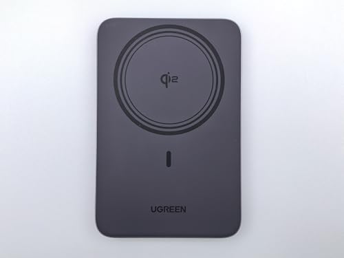 UGREEN QI2 5000mAh MagSafe Power Bank, 20W PD, Grey