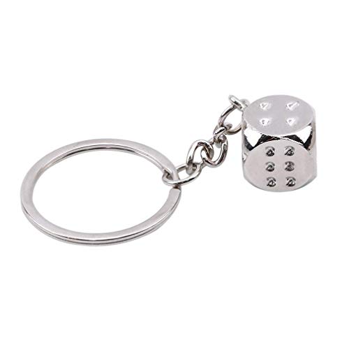 Moon Dice Keychain Square Pendant Polish Personality Pendant Lucky Minimalist Classic Keychain Eco-Friendly And Practical Practical design