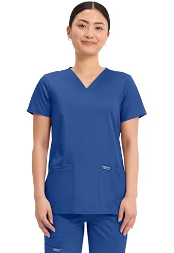Image of Cherokee Medical Women's Scrub Top V-Neck Modern Classic Fit with 3 Pockets, Ultra Soft and 2-Way Stretch Fabric - WW620
