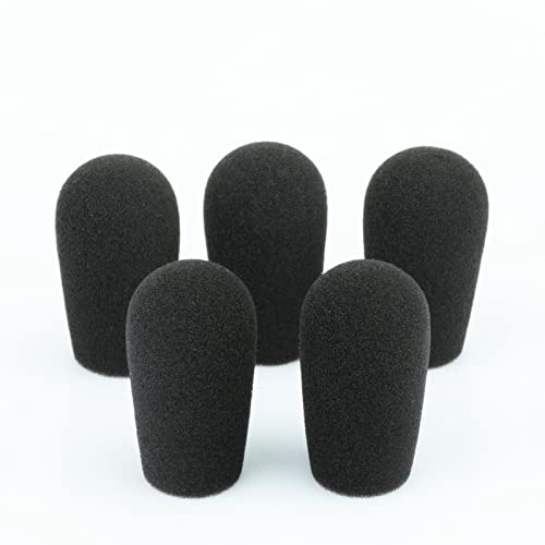 Telex Airman 750/850/760 Mic Muff Replacement, 5-Pack Pop Filter