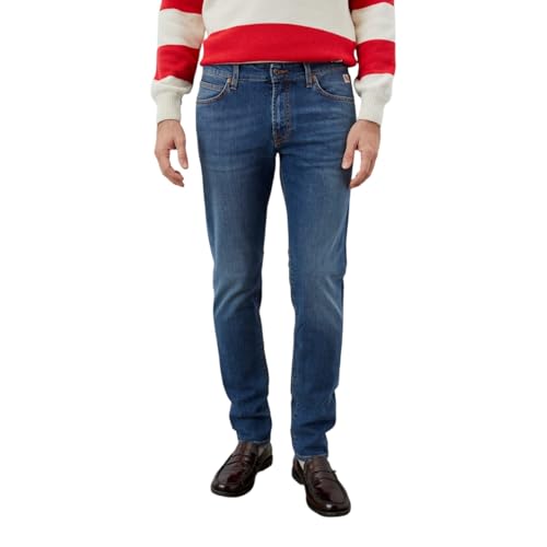 Jeans Roy Roger's 517 homme délavé effet usé en coton premium