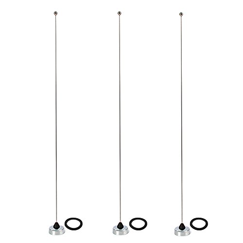 NMO Amateur Radio Antenna 150W VHF 136-174MHz 2M 18-Inch Mobile Antenna 3Pack