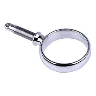 Boat Oar Locks, 2 Pcs 316 Stainless Steel 2 1/5 Dia Oarlock Sockets for Kayak Paddle, Large Canoe Paddle Holders for Small Boat Dinghy Canoe, Dinghy, Lifeboat, Jon Boat Kayak Accessories