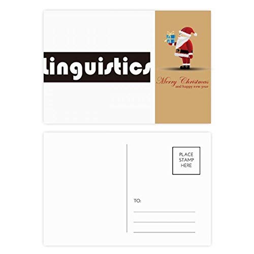 Cartes postales Père Noël Noir Course and Major Linguistics lot de 20 correspondance