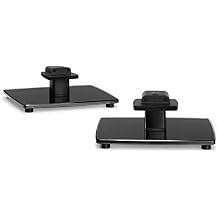 1 زوج من حامل الطاولة السوداء لـ Bose OmniJewel Lifestyle 650 Home Entertainment System ، استبدال حامل طاولة المتحدثين