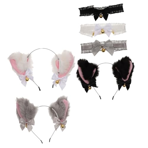 Oreilles de chat confortables et colliers choker ajustables pour soirée