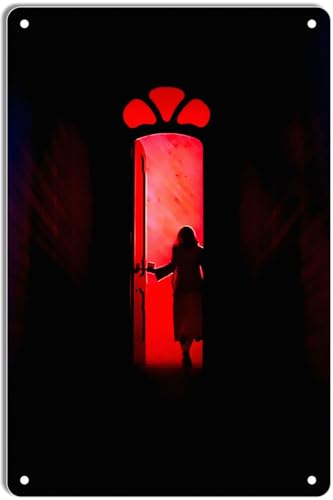 DWQUIX Targa in metallo Suspiria Minimal Movie Poster per Home Theater Decor e Retro Wall Art 20,3 x 30,5 cm