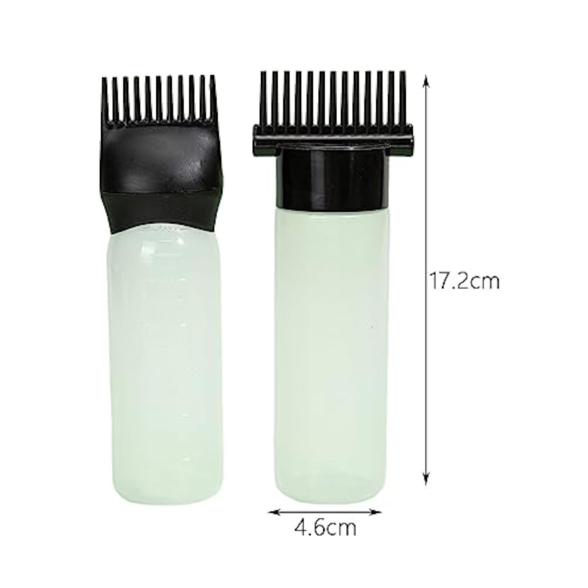 2x Root Comb Applicator Bottles for Hair Dye