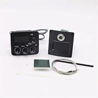 Designed for Acoustic Guitar Upgrade:This acoustic guitar pickup system is designed for acoustic guitars and compatible with For B-Band T35 style installations. The built-in preamp EQ and ceramic piezo pickup accurately capture string vibration, deli...