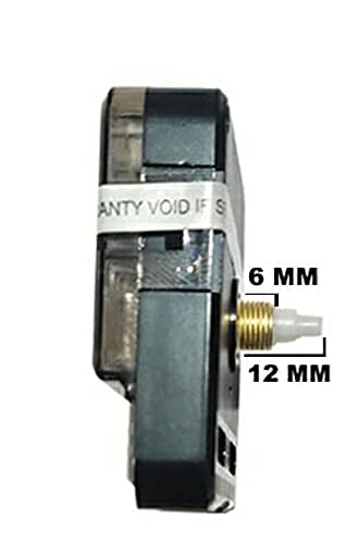 Image of YONOTA A Product of SONAM Quartz, Sweep Movement Machine for Wall Clock 12 MM (Made in India 100%) (Black 1)