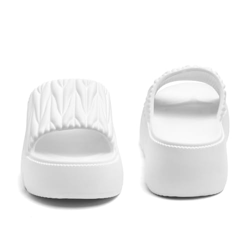 Image of EVA Women Slider | Lightweight Cushioned Slip-On Slides | Anti-Skid, Water-Friendly, Quick-Dry | Indoor /Outdoor Comfort