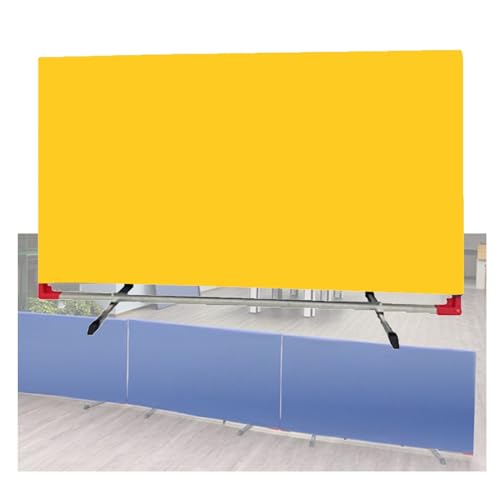 卓球コート用サラウンドブロック、折りたたみ式ピンポンコート仕切り、140x70cmパーティションスクリーン(ブルー、1/2/4/6/8/10パック)(Yellow,140x75cm-6pieces)