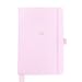 Minte Dotted Notebook for Bullet Journaling | Hardcover Dot Grid Journal with Pen Holder | A5 (5,6”x8,3”), 180 Pages, 100 GSM Thick Paper, Light Pink
