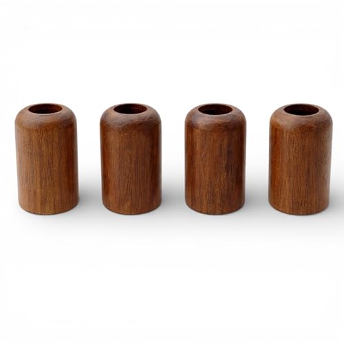 Wood Cigarette Snuffers Instant Cigarette Extinguishers for Ashtrays Pack of 4