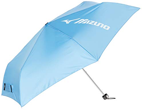 MIZUNO ミズノ 折りたたみ傘 ワンポイントロゴ ボーイズ スカイブルー 日本 親骨の長さ:55㎝ 全長:約24.5㎝ :約56.5㎝ 直径:約96㎝ 手元の長さ:約2.5㎝
