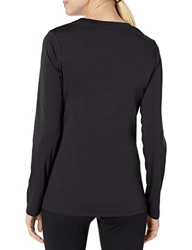 Hanes Women's Sport Cool Dri Performance Long Sleeve Tee, Black, Medium