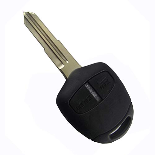 Kemani Uncut Blank Keyless Remote Entry Fob Shell Car Key Case Replacement Fit For Mitsubishi Pajero 2 Button #TOP1