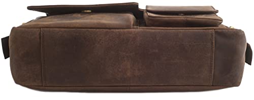 LEABAGS Borsa a Tracolla in Pelle per Uomo e Donna...