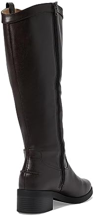 LifeStride Womens Bridgett Knee High Riding Boot Chocolate Faux Leather 7.5 W | Image 4