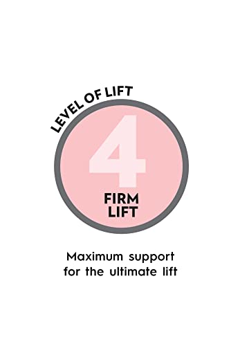 Leading Lady Women's Balconette Padded Underwire Lace Bra, White/Silver Sconce Trim, 46A #TOP4