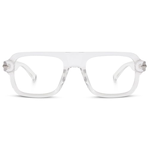 Image of Peter Jones Square Unisex Large Blue Light Blocking UV Protected Computer /Gaming Glasses (3754F)