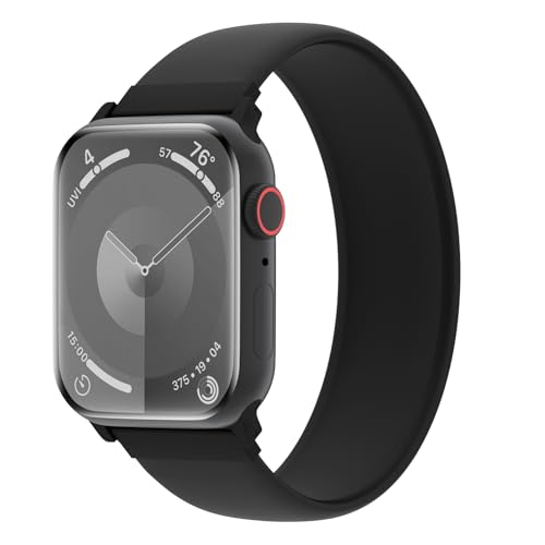 Arctime Silicone Solo Loop Bands Compatible with Watch Band 38mm 40mm 41mm 42mm 44mm 45mm 46mm 49mm, Sport Stretchy Strap Soft Replacement Wristband for iWatch Ultra 3 2 1 Series 11 10 9 8 SE 7 6 5 4