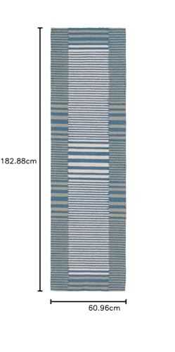 Image of Hand Tufted Wool Carpets Anti Shedding Rug Modern Carpets for Living Room Size 2x6 Feet