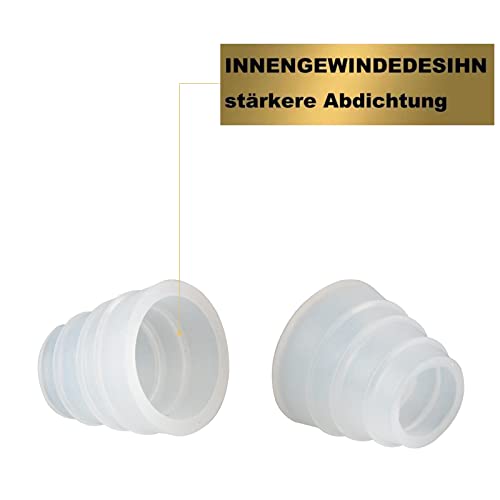 20 Pcs Hookah Hose Grommet Rubber Seal For Shisha Hookah Water Pipe Sheesha Accessories (White) #TOP5