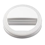 Ruilogod 36 Highlight LED Dimmable Wiederaufladbare Ring Hellweiß für Andriod Smartphones