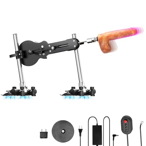 SXOVO Fickmaschine Sexmaschine mit 9 Automatische StoßFunktion Modi Ferngesteuertes Fickle Maschine mit Dildo Sexspielzeug füR Frauen Männer Solo