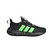 adidas Unisex-Kids Kaptir 4.0, Black/Lime Burst/White, 4