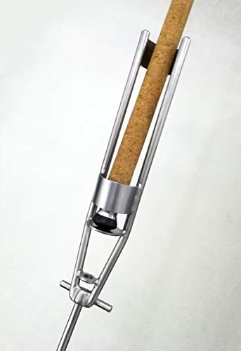 NAMOR Rutenhalter Edelstahl | zweiteilig | Rutenhalter | Angelhalter | Angelrutenhalter | Flussangeln | Made in Germany Cover