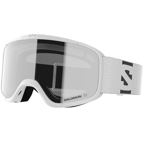 Salomon AKSIUM 2.0 S Goggles for Kids Anti-Fog Ski Goggles for Trail Running and Mountain Sports White/Super White - Image 2