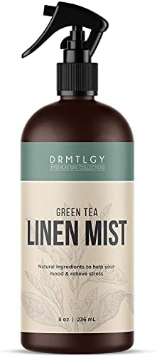 DRMTLGY Natural Green Tea Linen and Room Spray. Pure Essential Oils for a Pillow Spray, Linen Mist, and Fabric Spray. Aromatherapy Spray for Relaxation and Sleep