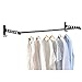 Produktbild Kleiderlüfter, JOLY FANG Kleiderstange Wand Klappbar kleiderhaken mit Stange, Wandmontage Garderobenhaken für Schlafzimmer Waschküche (Schwarz, 2 Stück + Stange)