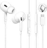 イヤホン 有線 【2025新版 iPhone15/16/17対応】 純正 タイプc イヤホン Type-C接続 HIFI音質 音量調整 遅延なし 重低音 アイフォン イヤフォン マイク付き ハイレゾ クリア通話 リモコン付き ステレオイヤフォン ヘッドホン 絡み防止 リモコン 快適な装着感 インナーイヤー アップル用 iPhone/iPad/Siri対応 image