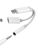 【Conception pratique 】La conception en forme de Y de l'adaptateur permet d'écouter de la musique ou de regarder des vidéos sans aucune gêne, même lors de l'utilisation de votre appareil pour jouer. Conçu avec un boîtier en ABS robuste, cet adaptateur résiste à une utilisation quotidienne intensive et offre une protection supplémentaire contre les dommages et l'usure.