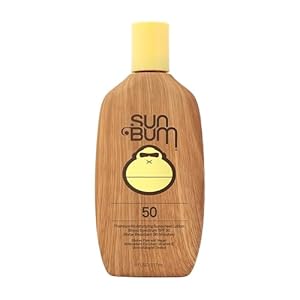 Sun Bum Original SPF 50 Sunscreen Body Lotion – Broad Spectrum Moisturizing Sunscreen with Vitamin E – Hawaii 104 Act Compliant (Made without Octinoxate & Oxybenzone) – 8 oz