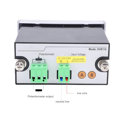 Potentiomètre variable à affichage numérique haute précision 4,7 KΩ 2W avec résistance réglable - 4